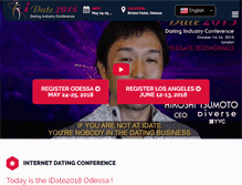 Tablet Screenshot of dateconference.com